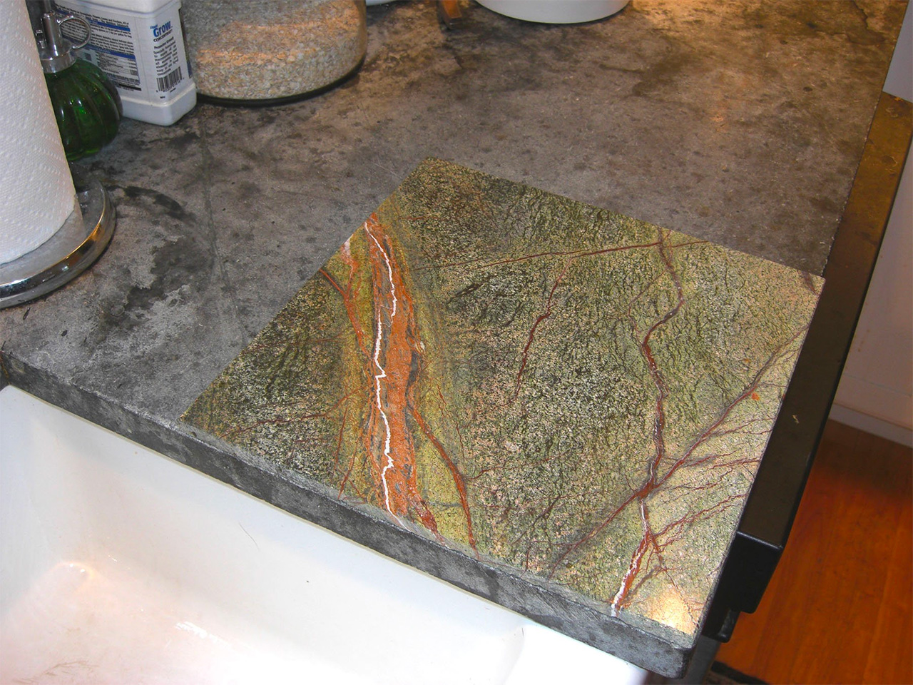 granite tile countertop
