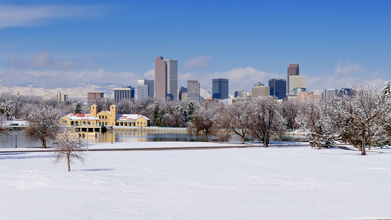 snowy denver