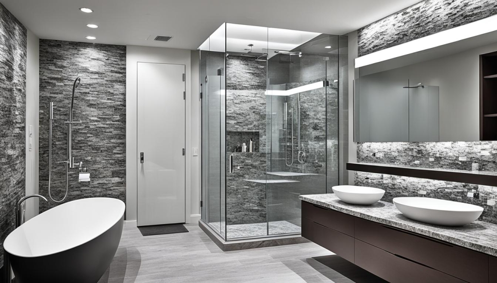 granite bathroom features