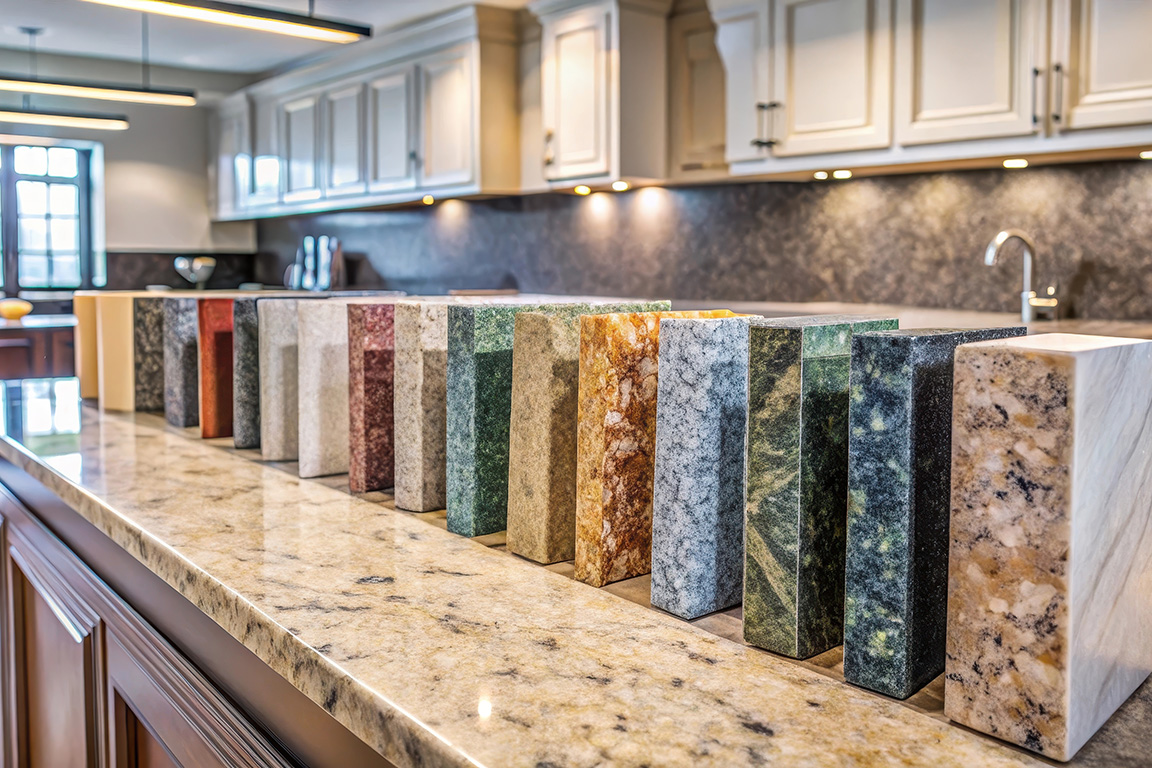 granite color countertops samples