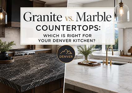 Granite vs. Marble Countertops: Which Is Right for Your Denver Kitchen?